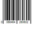 Barcode Image for UPC code 0066464260602