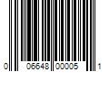 Barcode Image for UPC code 006648000051