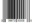 Barcode Image for UPC code 006673000088