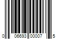 Barcode Image for UPC code 006693000075