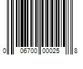 Barcode Image for UPC code 006700000258