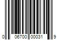 Barcode Image for UPC code 006700000319