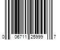 Barcode Image for UPC code 006711259997