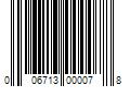 Barcode Image for UPC code 006713000078