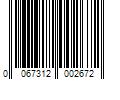 Barcode Image for UPC code 0067312002672