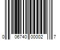 Barcode Image for UPC code 006740000027