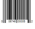 Barcode Image for UPC code 006746000052