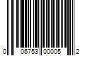 Barcode Image for UPC code 006753000052