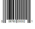 Barcode Image for UPC code 006760000021