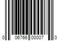 Barcode Image for UPC code 006766000070