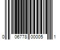 Barcode Image for UPC code 006778000051