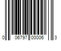 Barcode Image for UPC code 006797000063