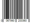 Barcode Image for UPC code 0067990200360