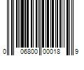 Barcode Image for UPC code 006800000189