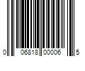 Barcode Image for UPC code 006818000065