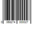 Barcode Image for UPC code 0068274000027