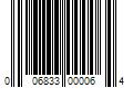 Barcode Image for UPC code 006833000064