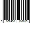 Barcode Image for UPC code 0068400103615