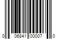 Barcode Image for UPC code 006841000070