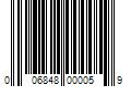 Barcode Image for UPC code 006848000059