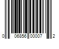 Barcode Image for UPC code 006856000072