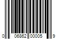 Barcode Image for UPC code 006862000059