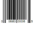 Barcode Image for UPC code 006863000065