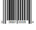 Barcode Image for UPC code 006881000054