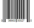 Barcode Image for UPC code 006900000270