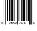 Barcode Image for UPC code 006900000478