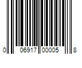 Barcode Image for UPC code 006917000058