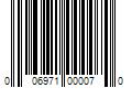 Barcode Image for UPC code 006971000070