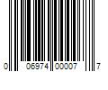 Barcode Image for UPC code 006974000077