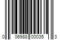 Barcode Image for UPC code 006988000353