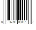 Barcode Image for UPC code 006998000077