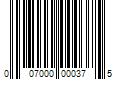 Barcode Image for UPC code 007000000375