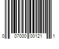 Barcode Image for UPC code 007000001211