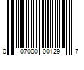 Barcode Image for UPC code 007000001297