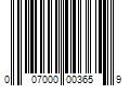 Barcode Image for UPC code 007000003659