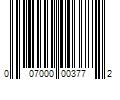 Barcode Image for UPC code 007000003772