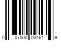 Barcode Image for UPC code 007000004649