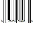 Barcode Image for UPC code 007000004670