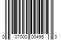 Barcode Image for UPC code 007000004953