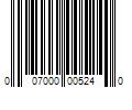 Barcode Image for UPC code 007000005240