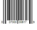 Barcode Image for UPC code 007000006179