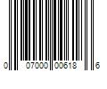 Barcode Image for UPC code 007000006186