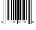 Barcode Image for UPC code 007000007008