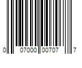 Barcode Image for UPC code 007000007077