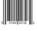 Barcode Image for UPC code 007000007282