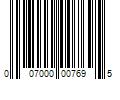 Barcode Image for UPC code 007000007695